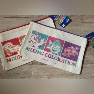 Daiso Disney Pixar cloth canvas pouch